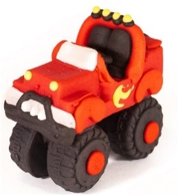 Tortenfigur Monster Truck Auto Quad