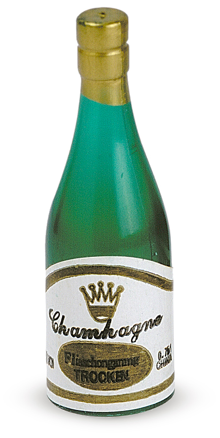 Tortendeko Champagner Flasche