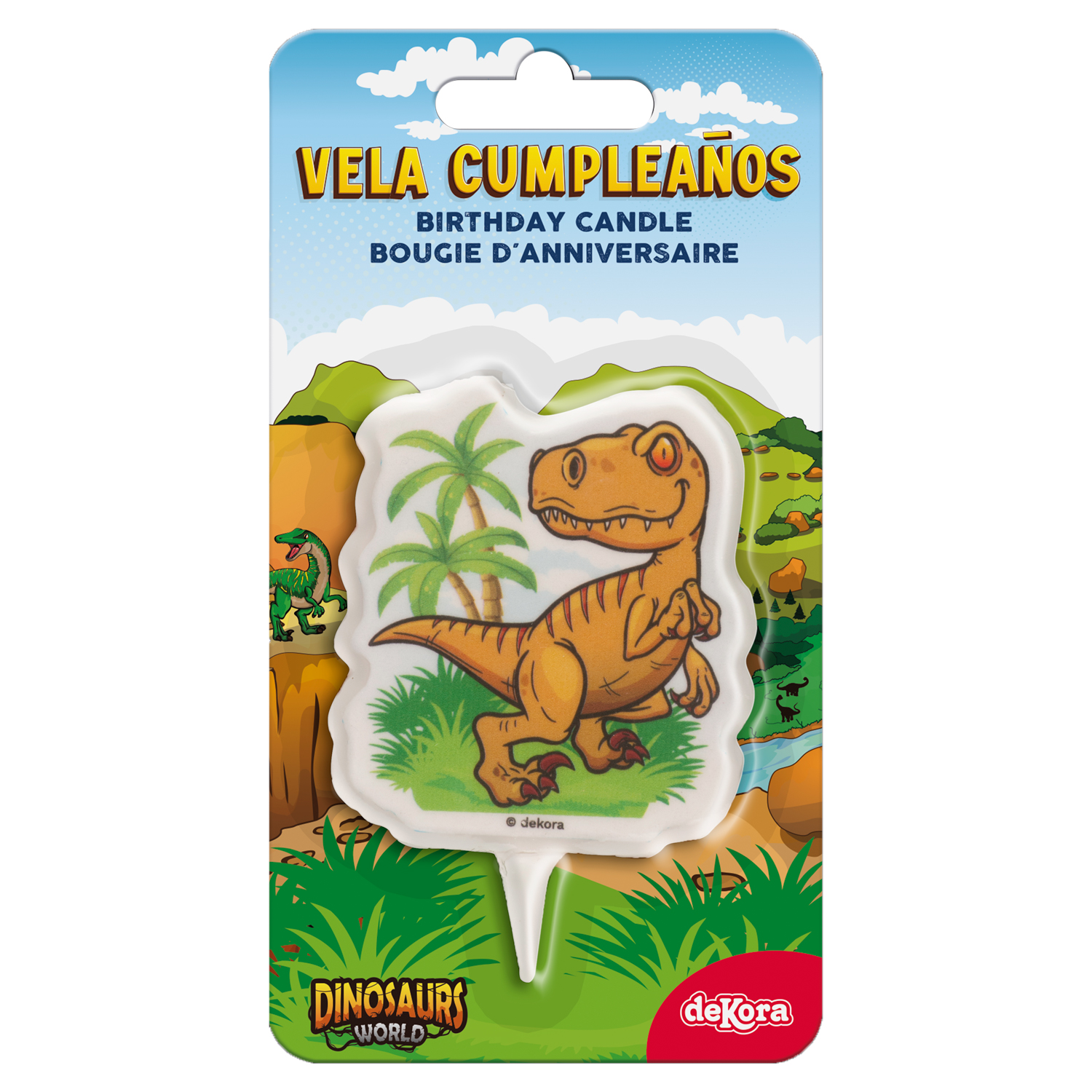 Kerze Dinosaurier