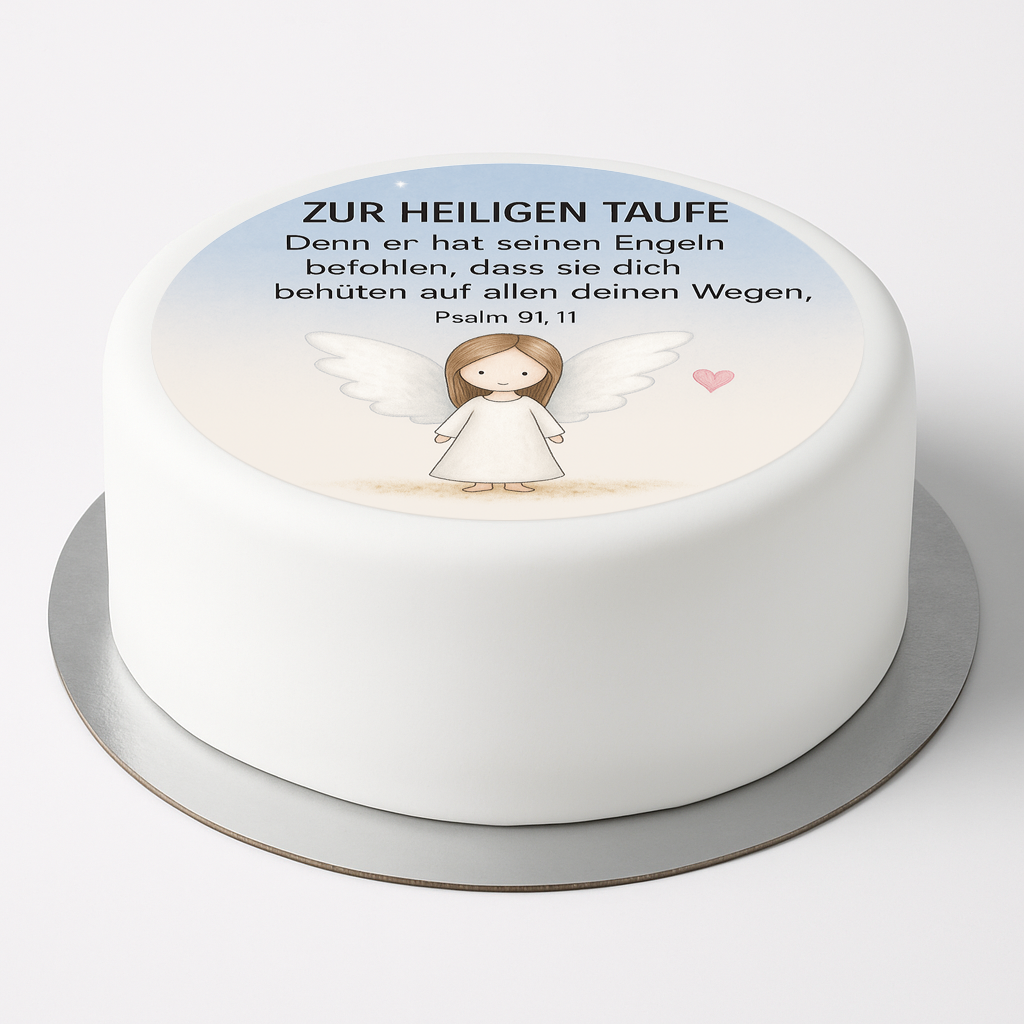 Tortenaufleger Zur heiligen Taufe
