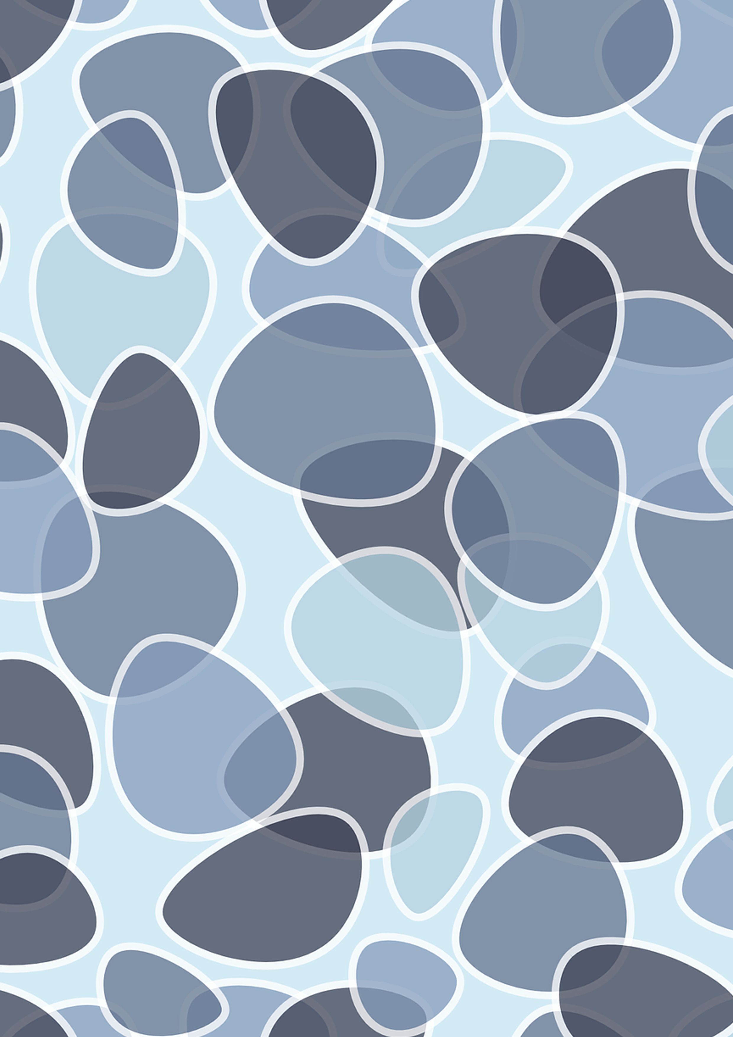 Deko Fondant Muster blau