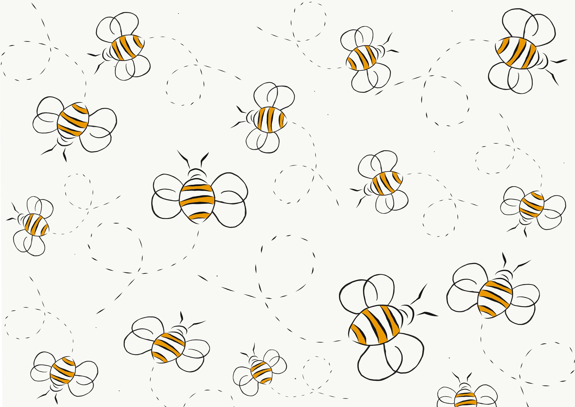 Rouladendekor "Bienen"