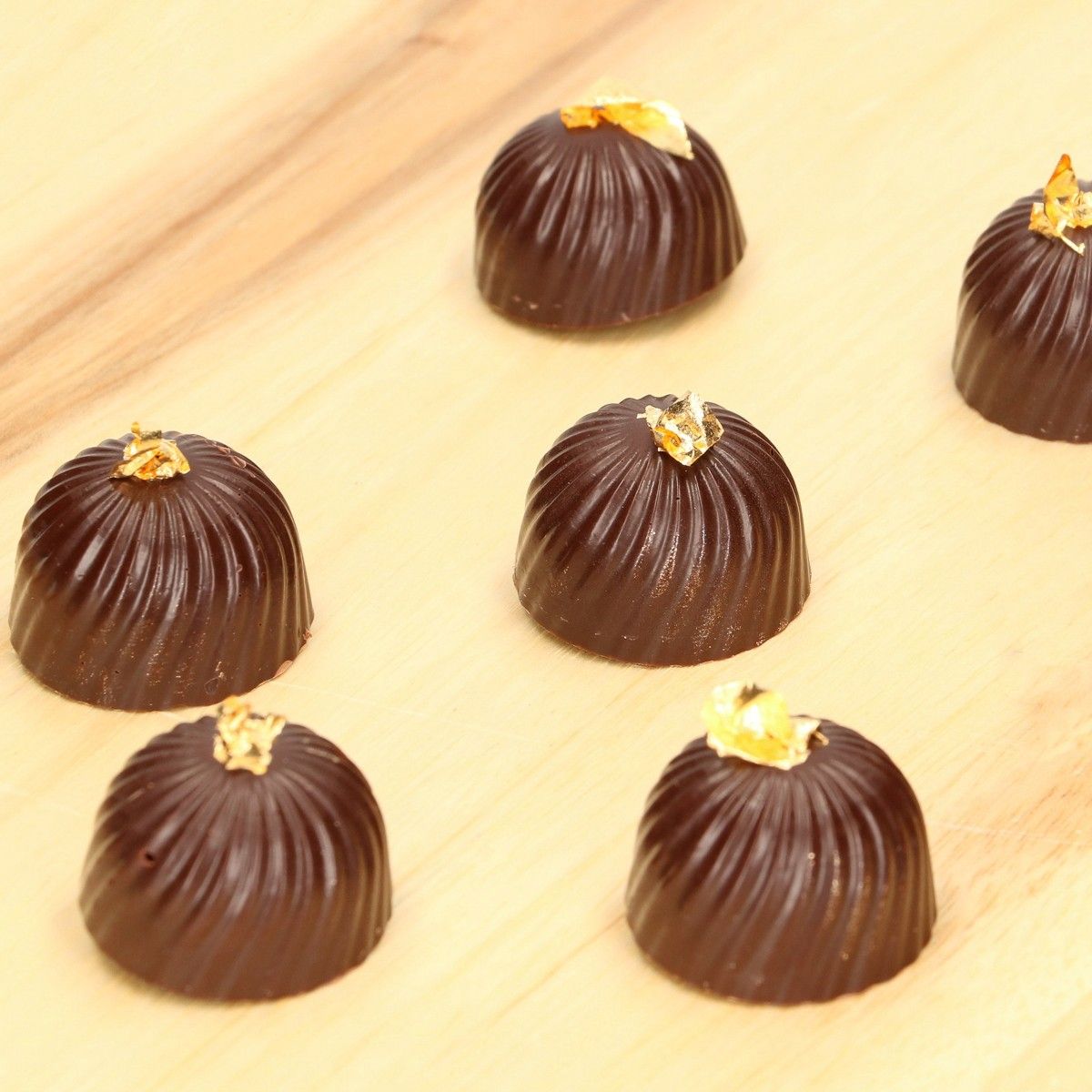 Pralinengussform Twist Swirl