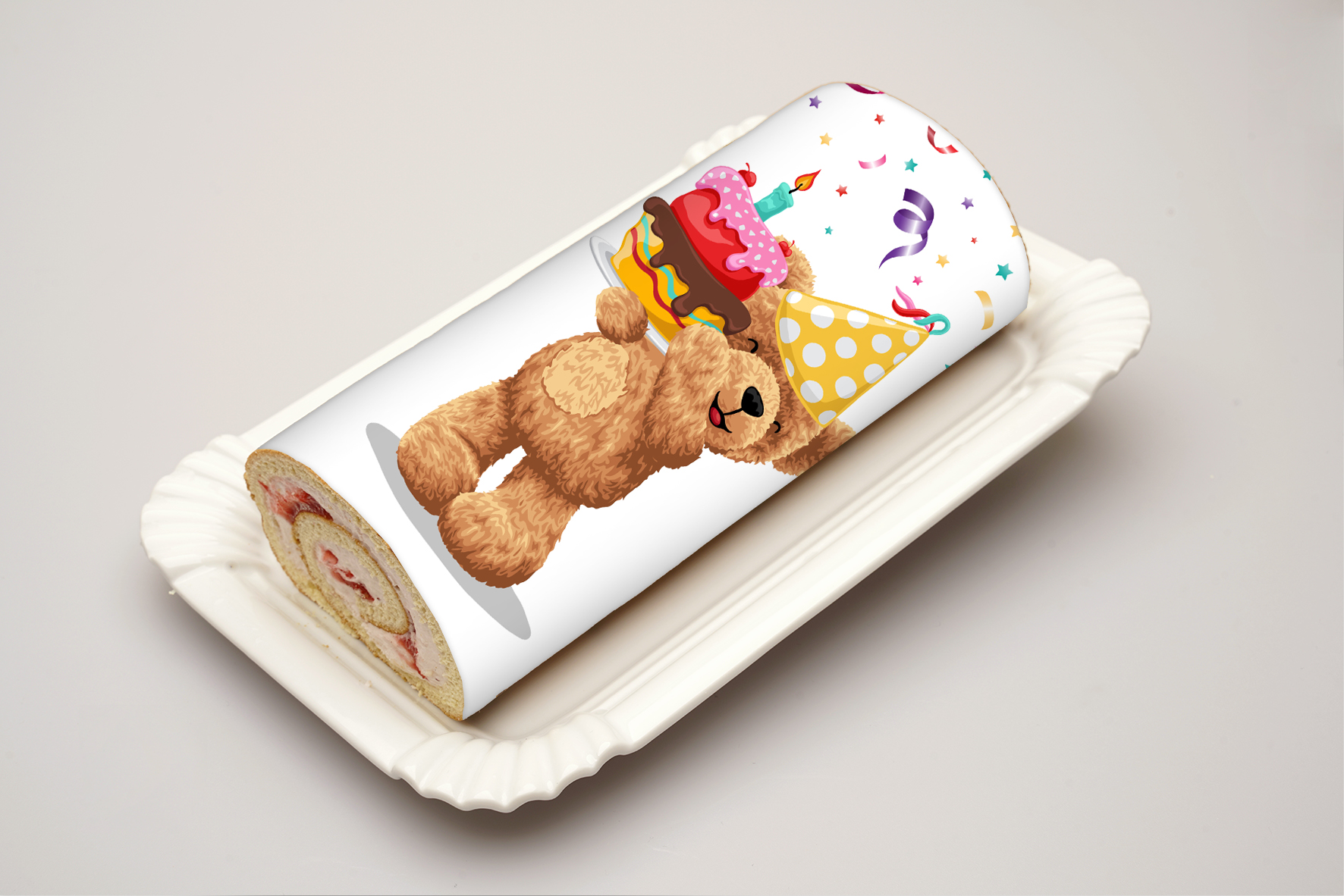 Rouladendekor Happy Birthday