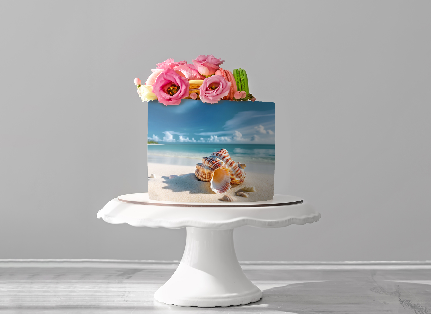 Deko Fondant  Sandstrand