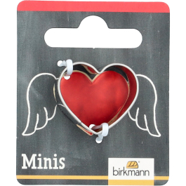 Mini-Ausstechform Herz Edelstahl 2,5 cm