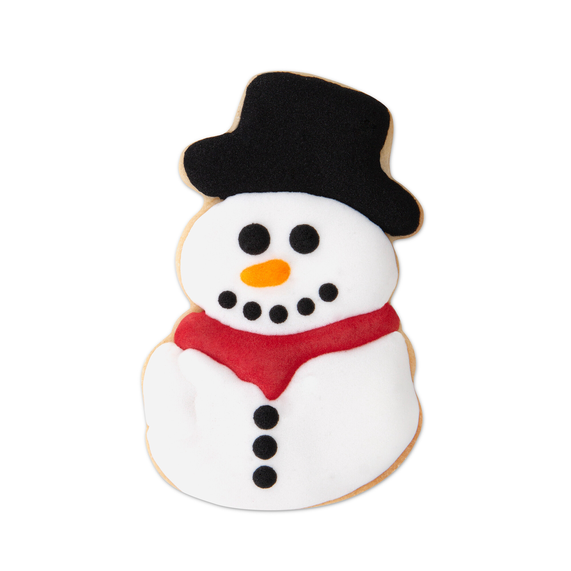 Ausstecher Schneemann mit Prägung