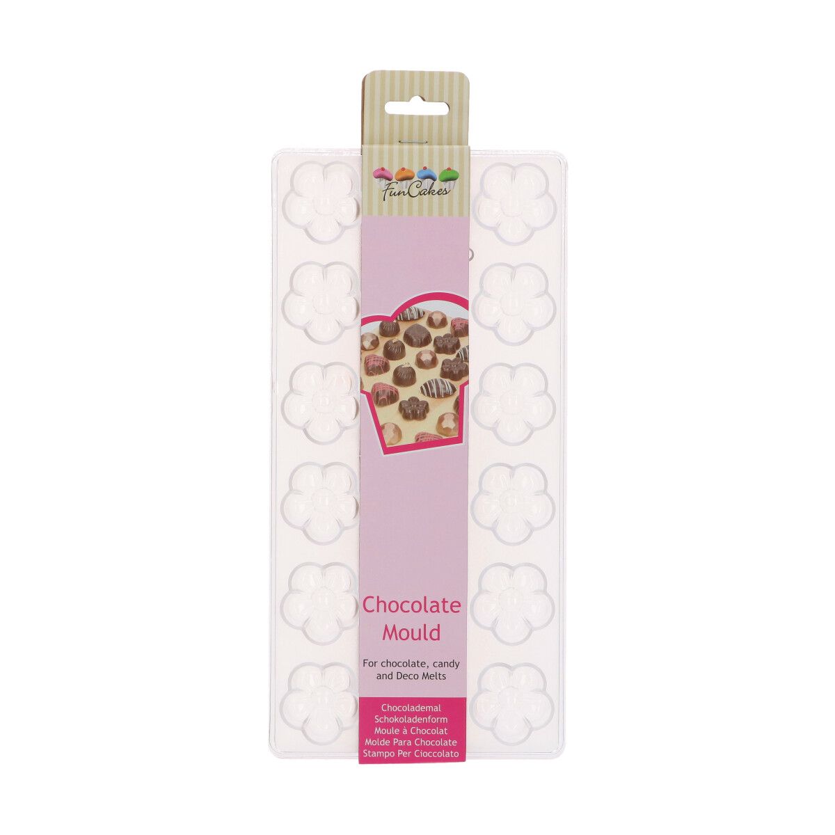 Pralinengussform Blumen FC5044