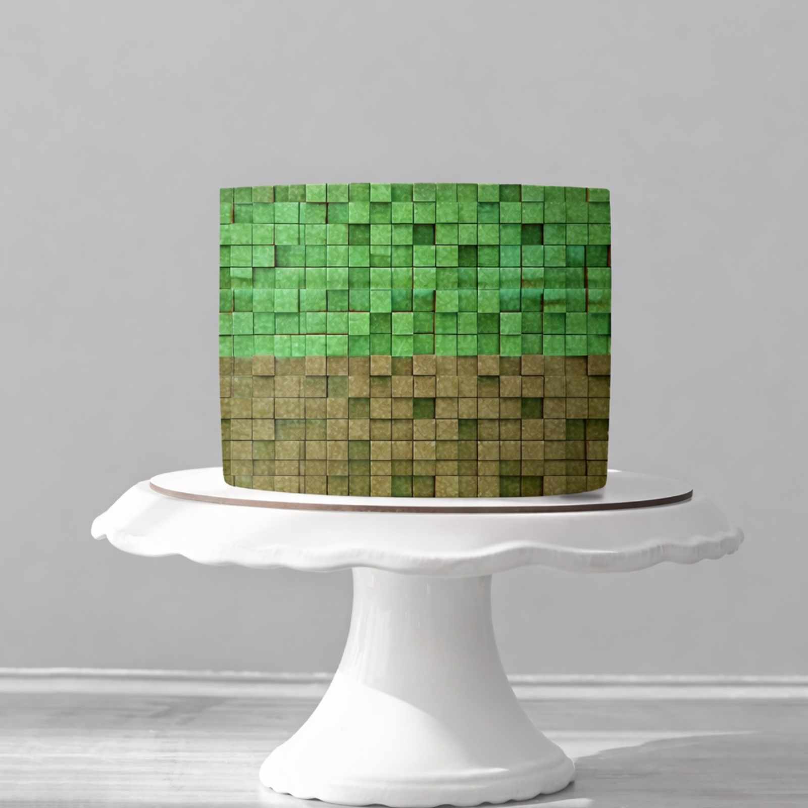 Deko Fondant grün Minecraft