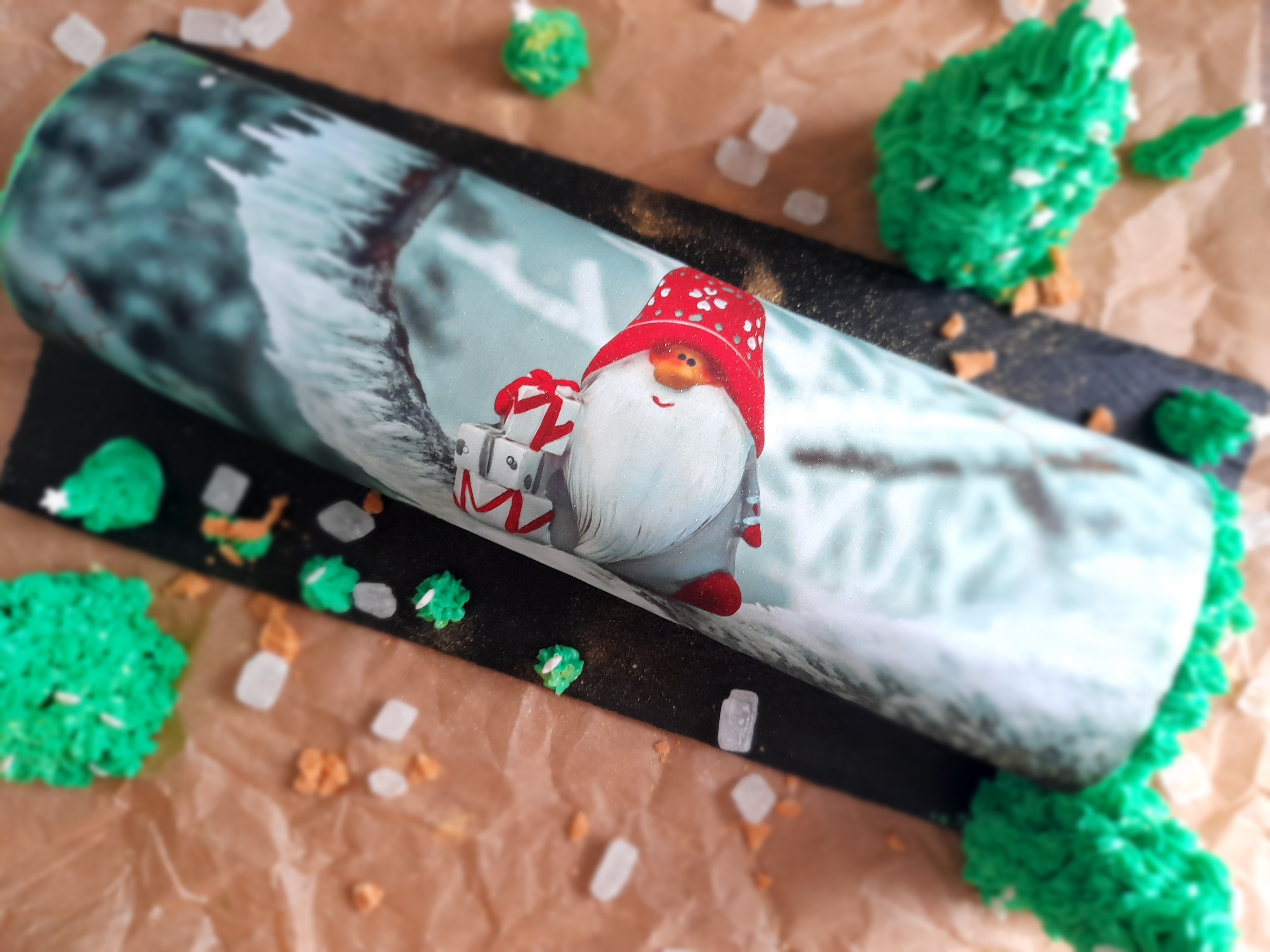 Rouladendekor "Weihnachten Wichtel"