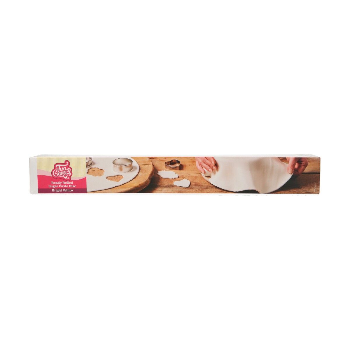 FunCakes ausgerollte Fondantdecke weiß