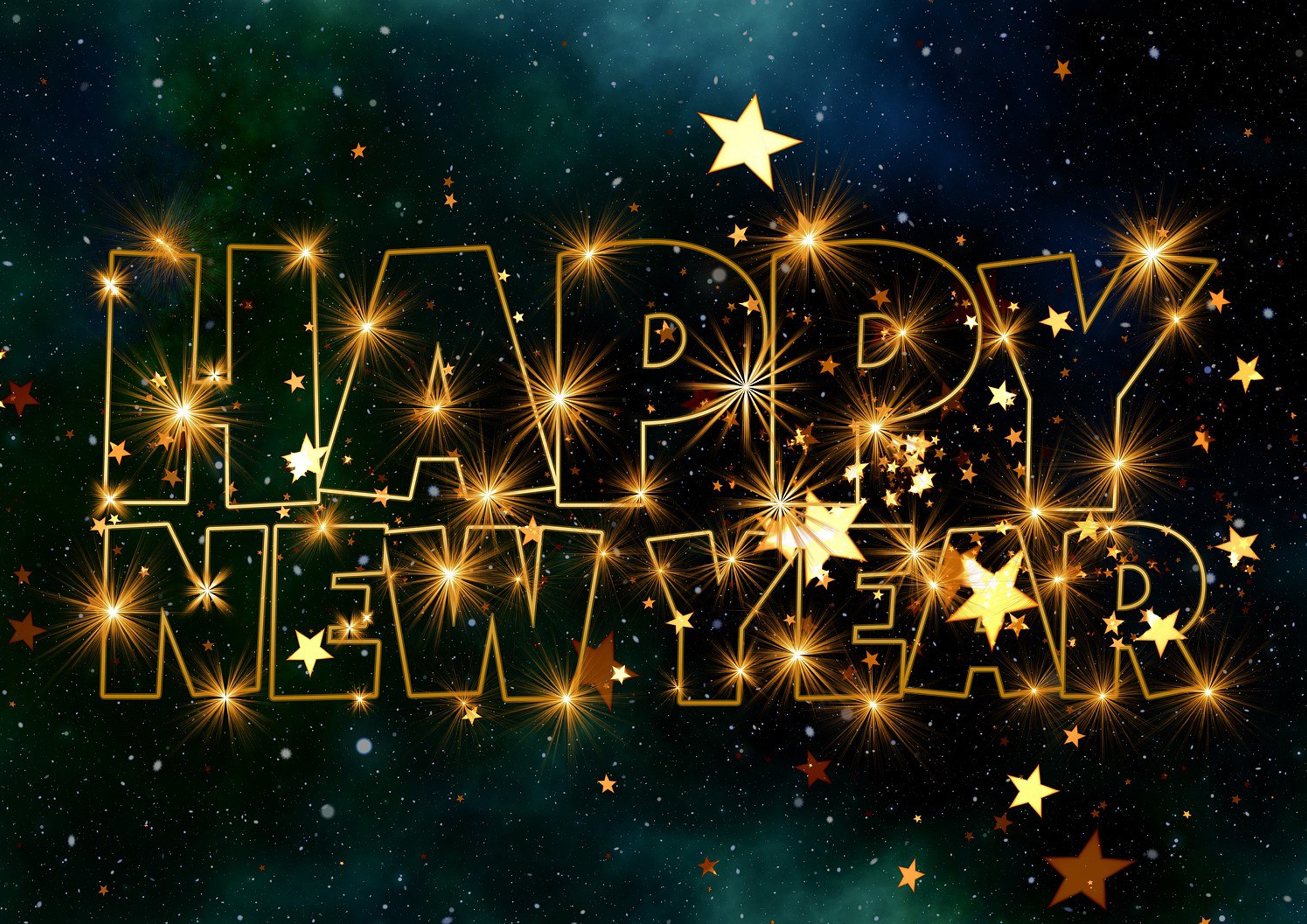 Tortenaufleger Happy New Year