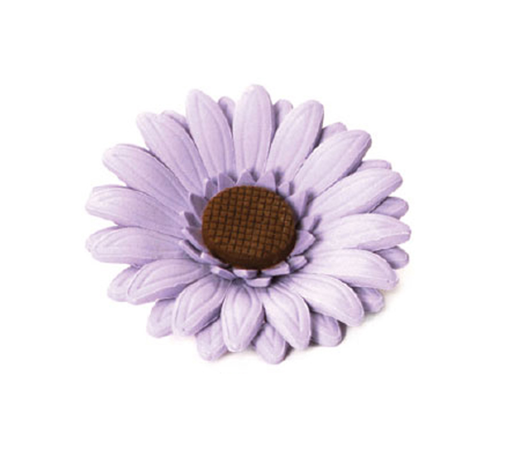 Zuckerdekoration Gerbera flieder