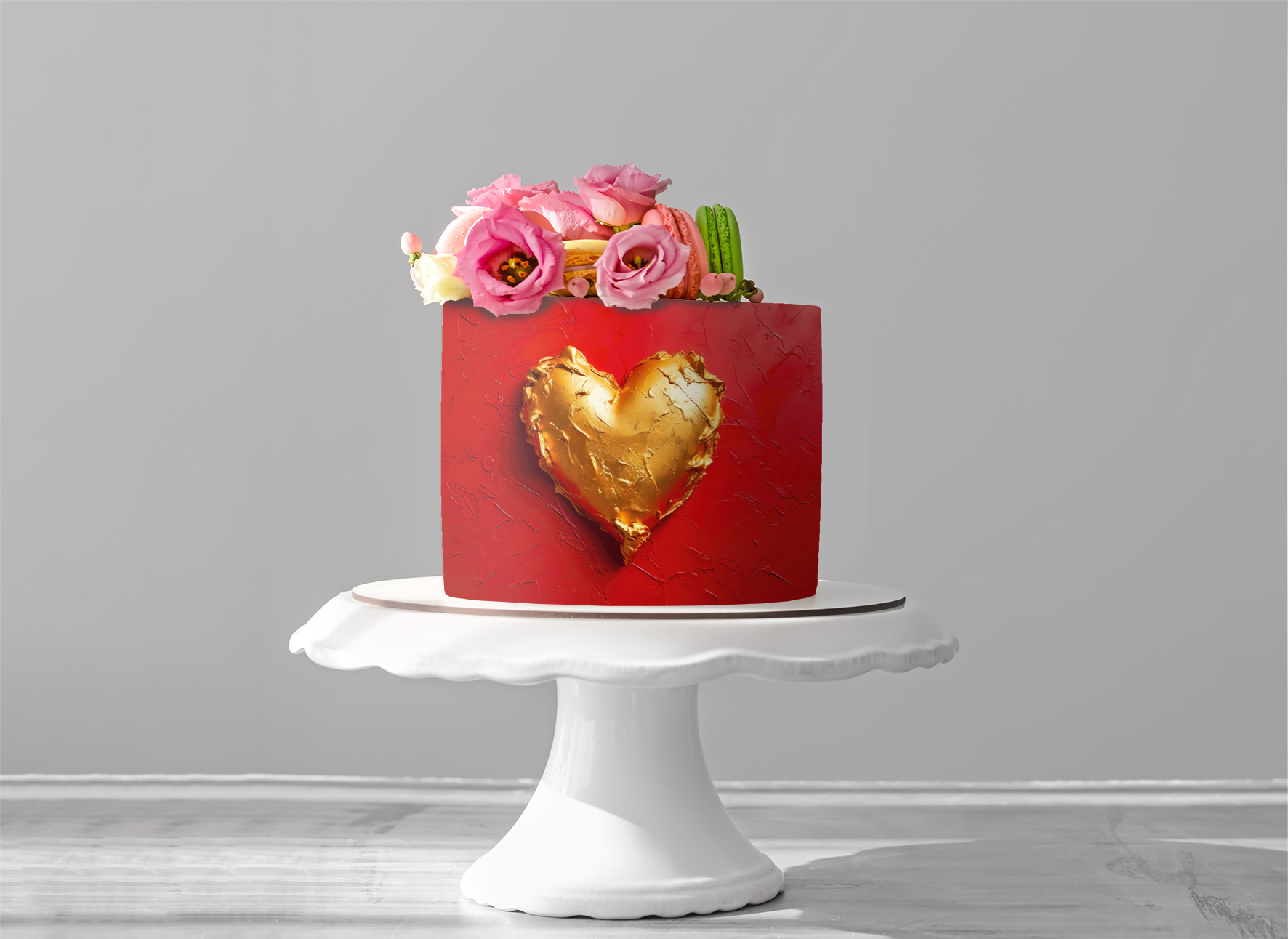 Deko Fondant Herz