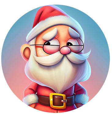 Keksaufleger Santa