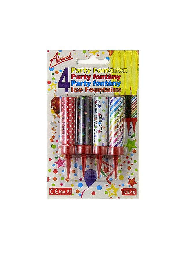 4er Set Fontänen – Perfekt für Muffins und kleine Torten