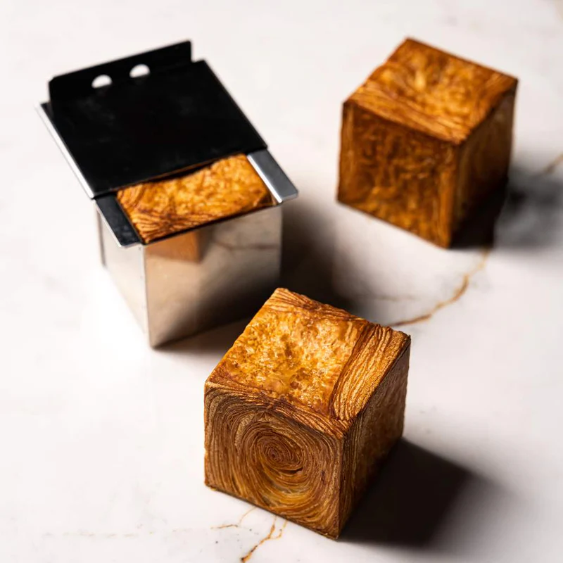 Pavoni CV1 Cubo – Edelstahlform für würfelförmige Croissants