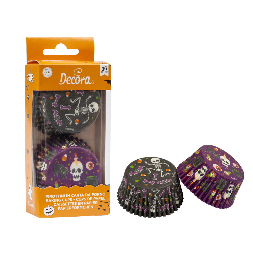 Cupcake Papierförmchen Halloween Ø 5 cm | 36 Stk.