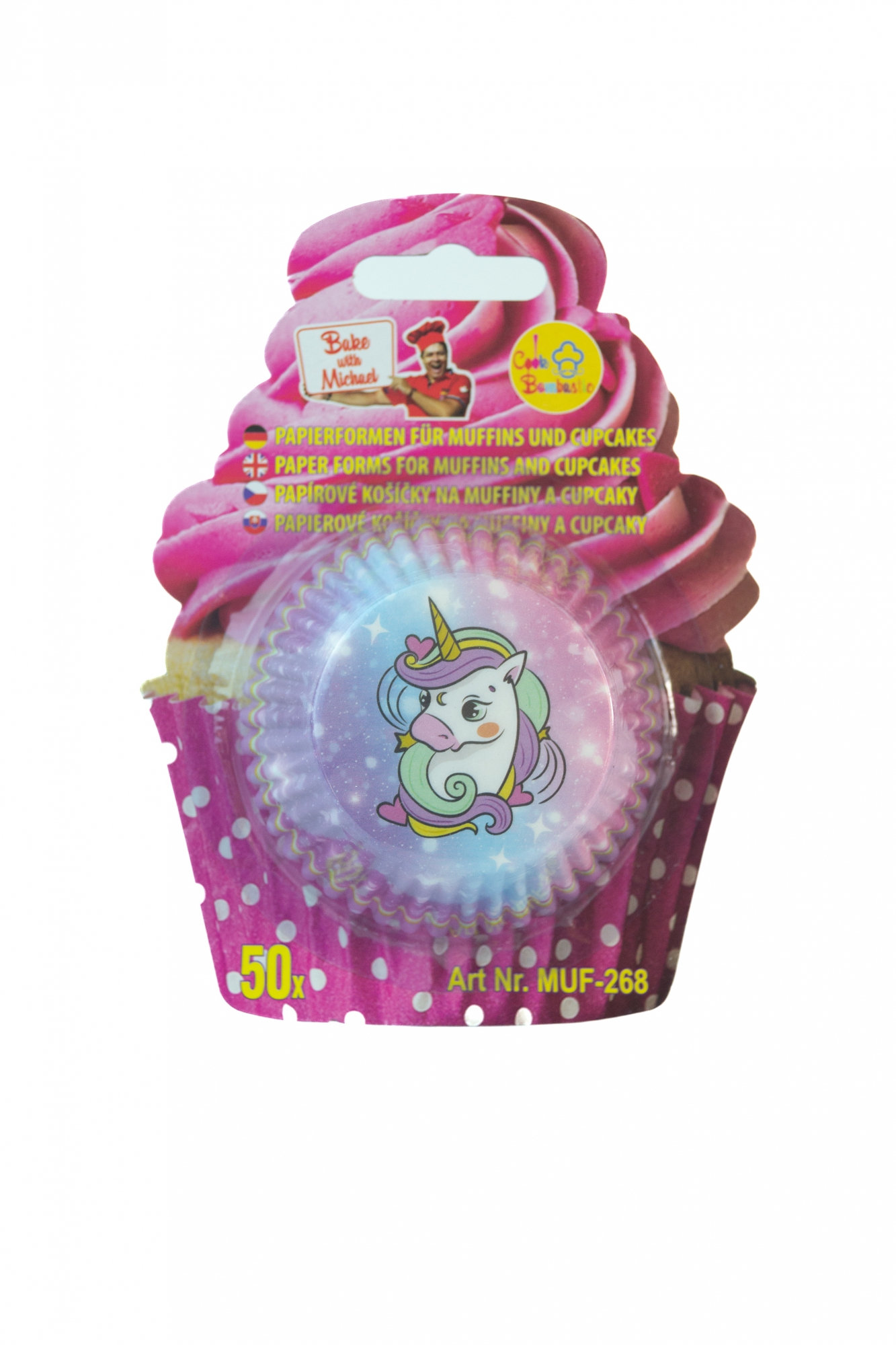 Muffinförmchen Einhorn