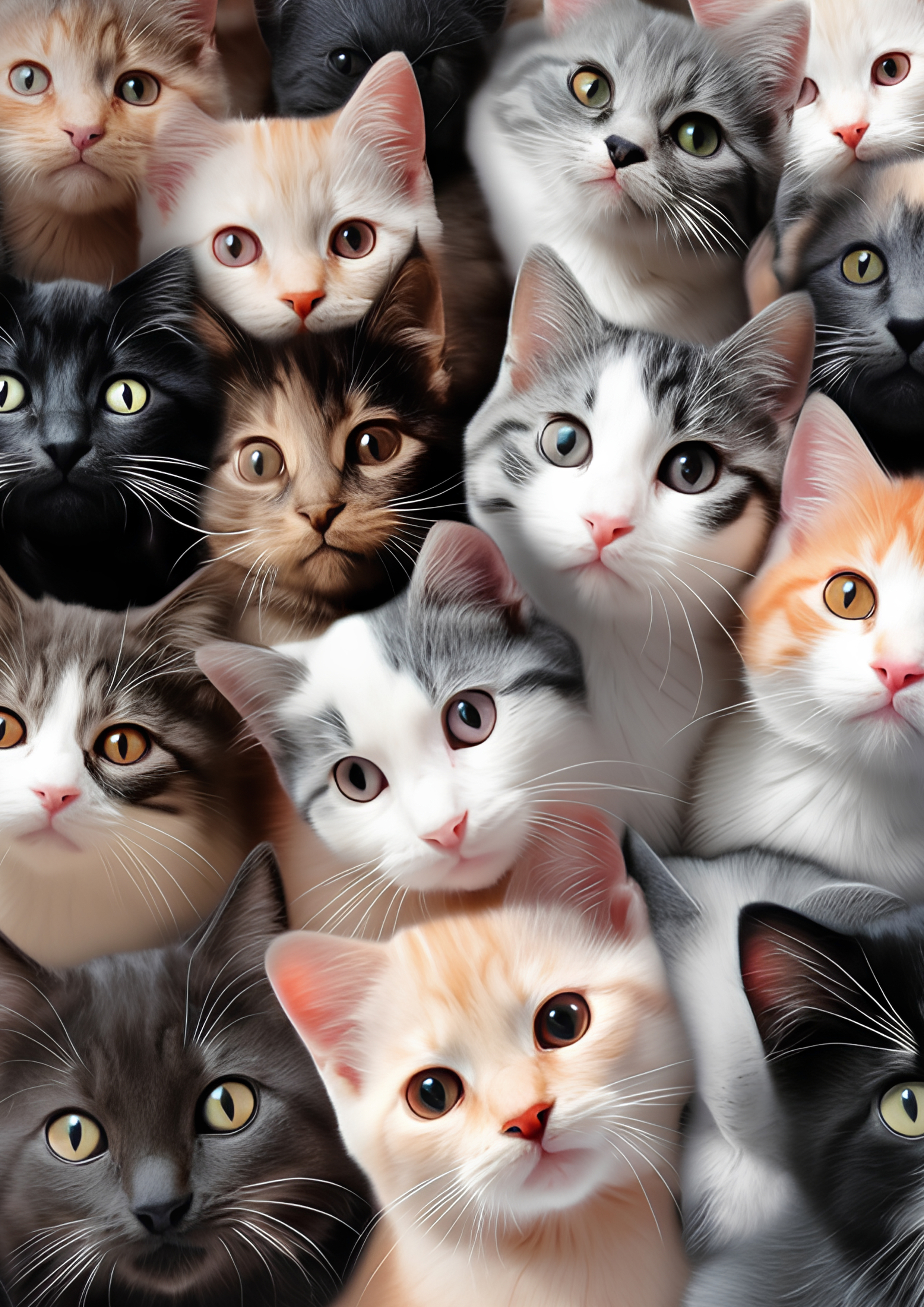 Rouladendekor Katzen