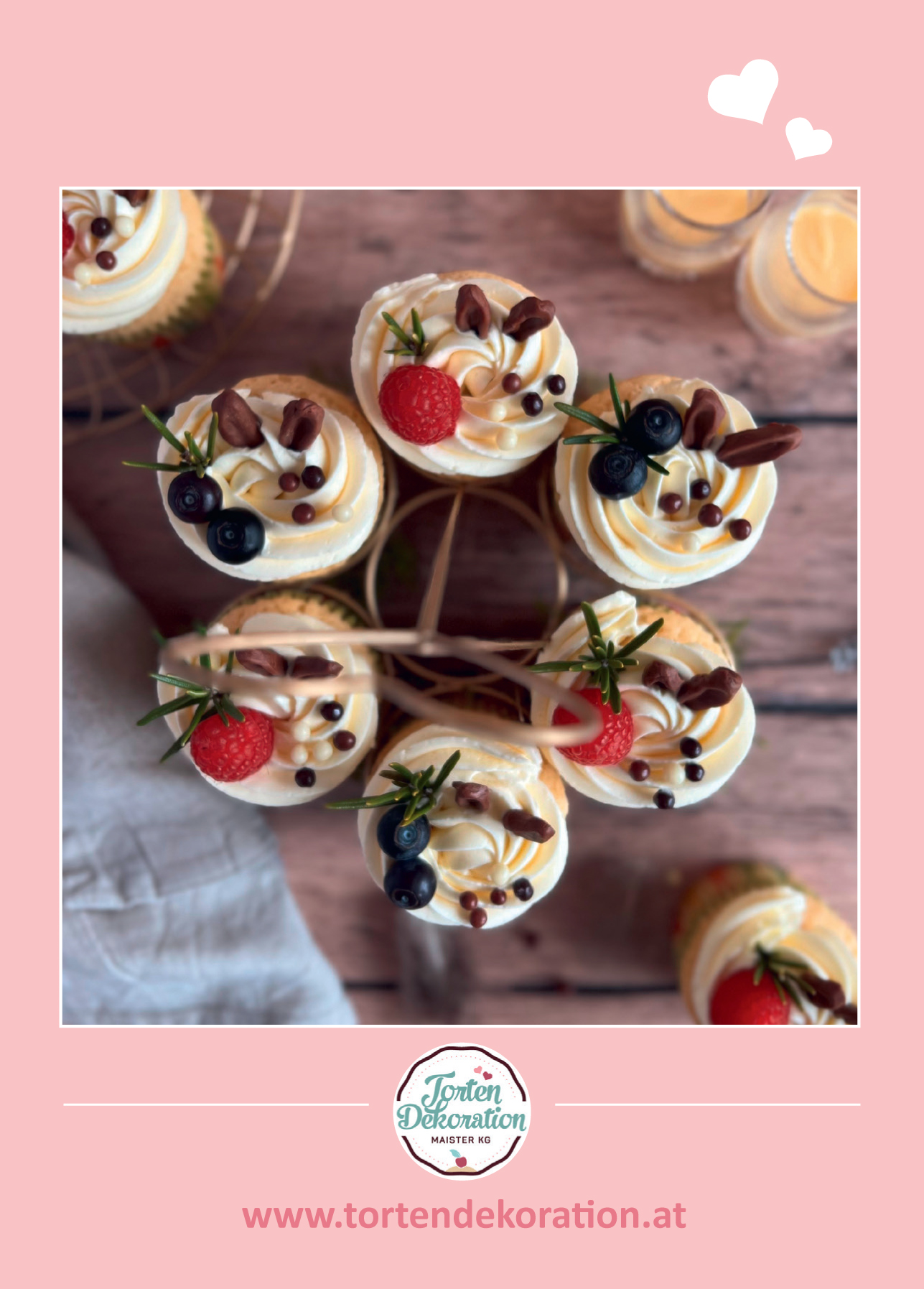 Rezeptkarte Eierlikör Cupcakes