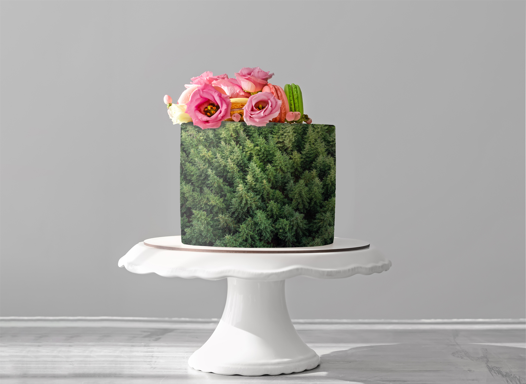 Deko Fondant Wald
