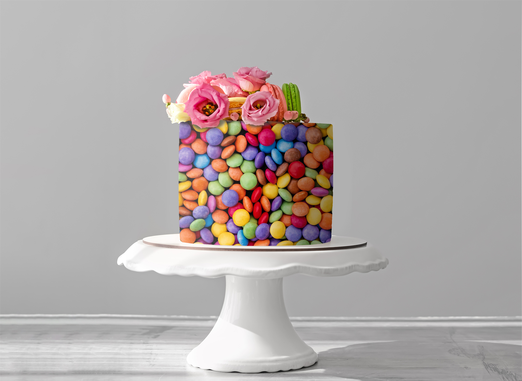 Deko Fondant bunte Schokodrops