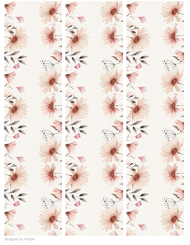 Tortenband Blumen