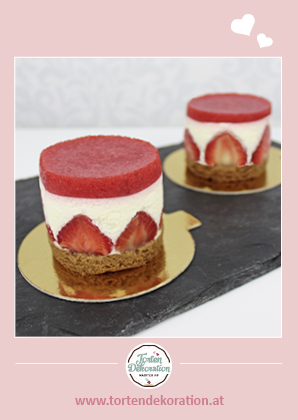 Rezeptkarte Erdbeer Joghurt Törtchen R5