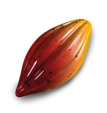 Martellato Polycarbonat MA1018 Profi Gussform Kakaobohne für Pralinen