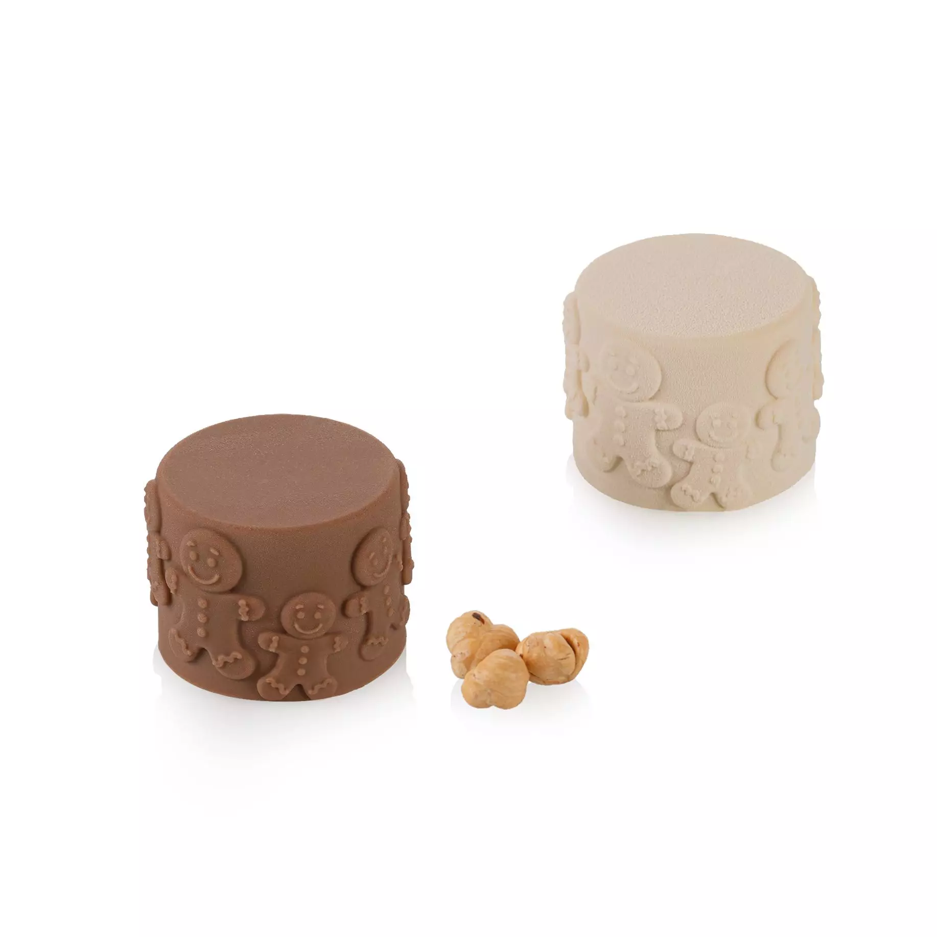 Silikomart Gingermen 115 – Silikonform für weihnachtliche Dessert-Monoporationen