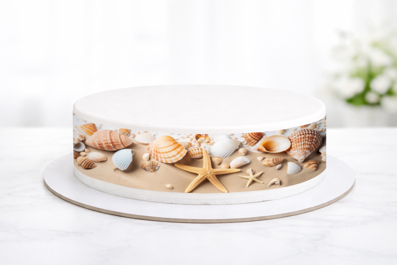 Tortenband Muscheln Meer
