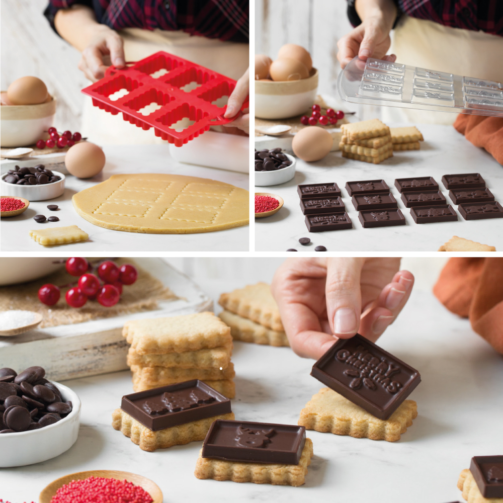 Ausstecher Set Cookies Schokoladenkeks Weihnachten