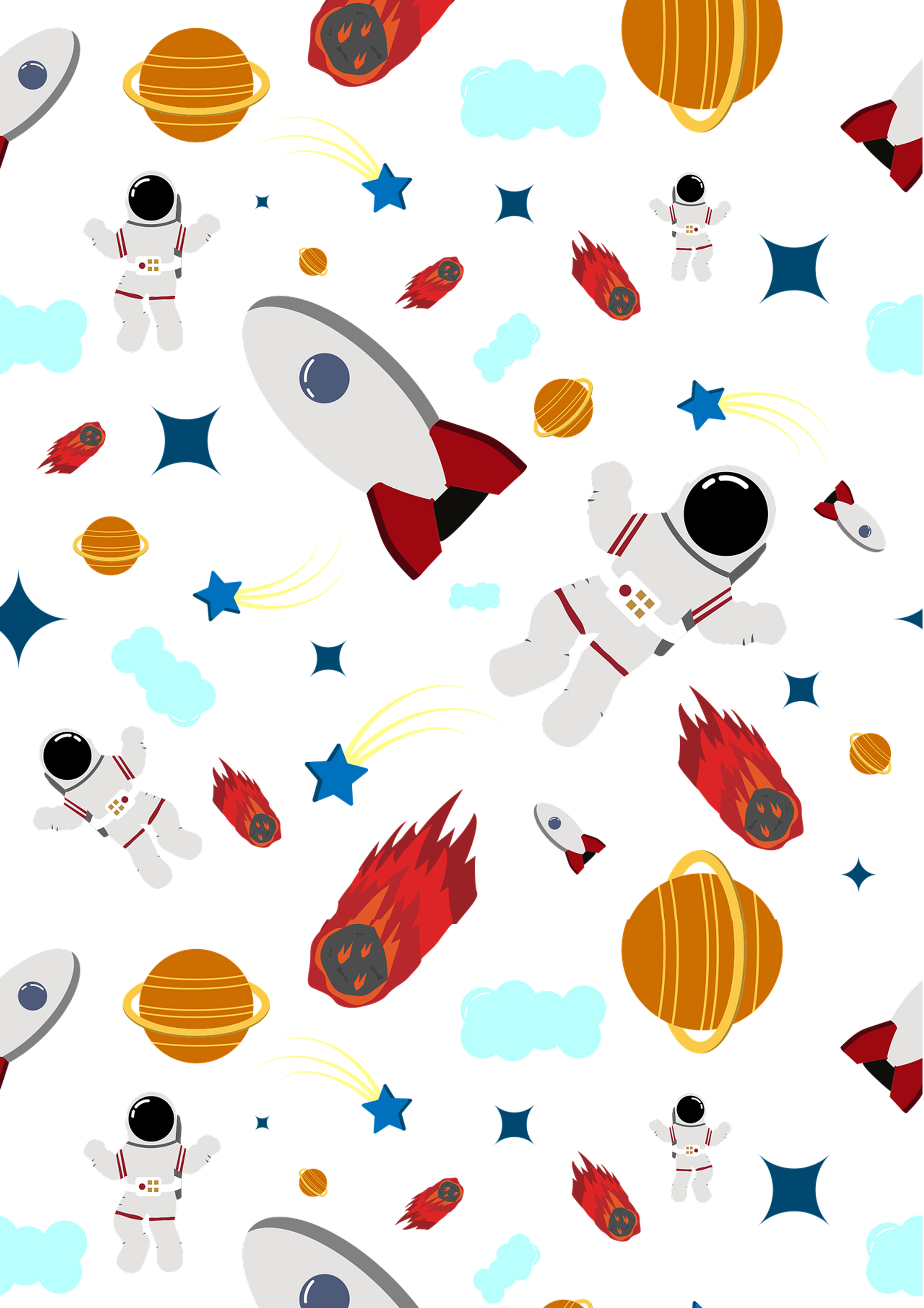 Deko Fondant Astronaut