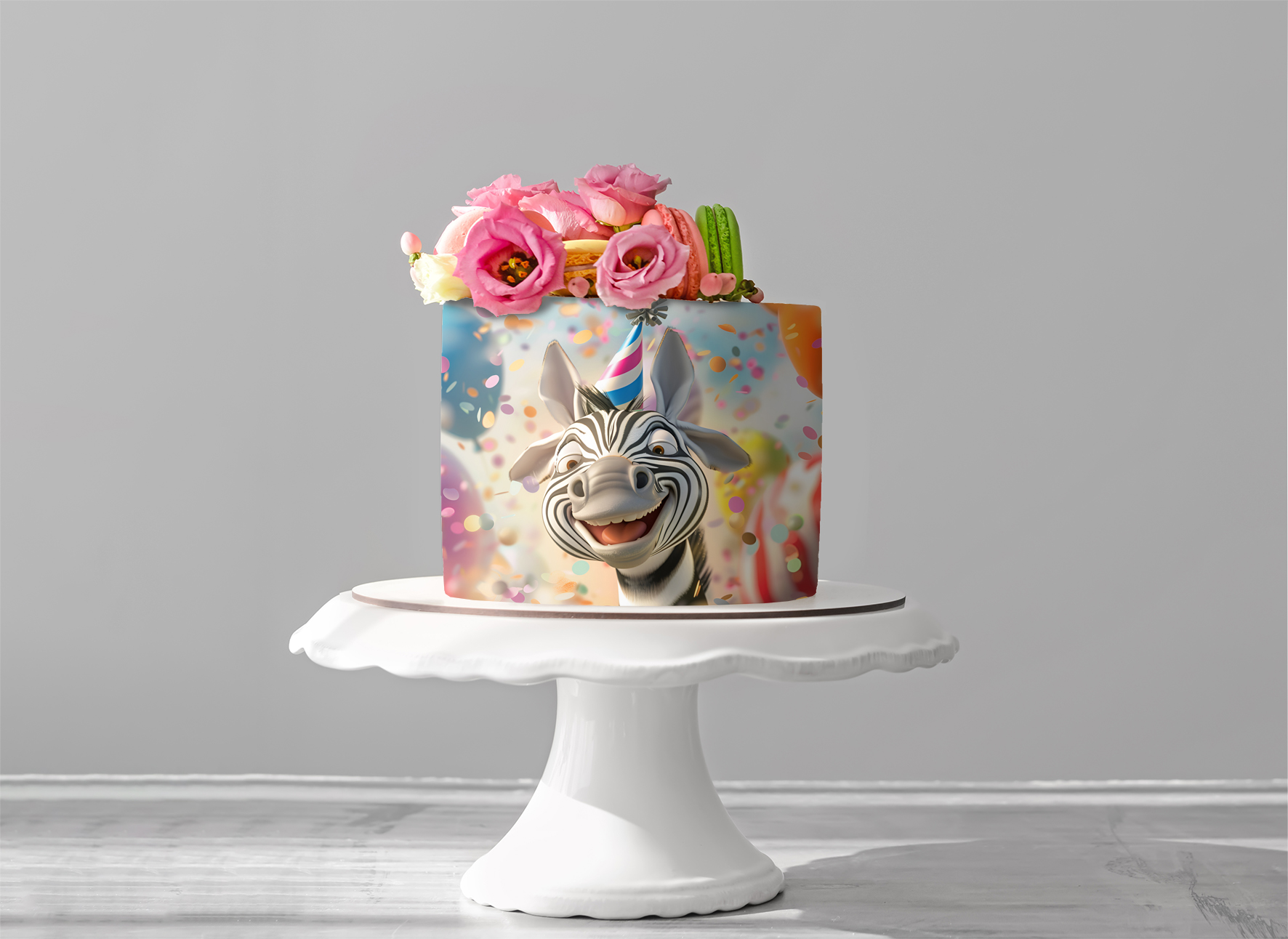 Deko Fondant Zebra