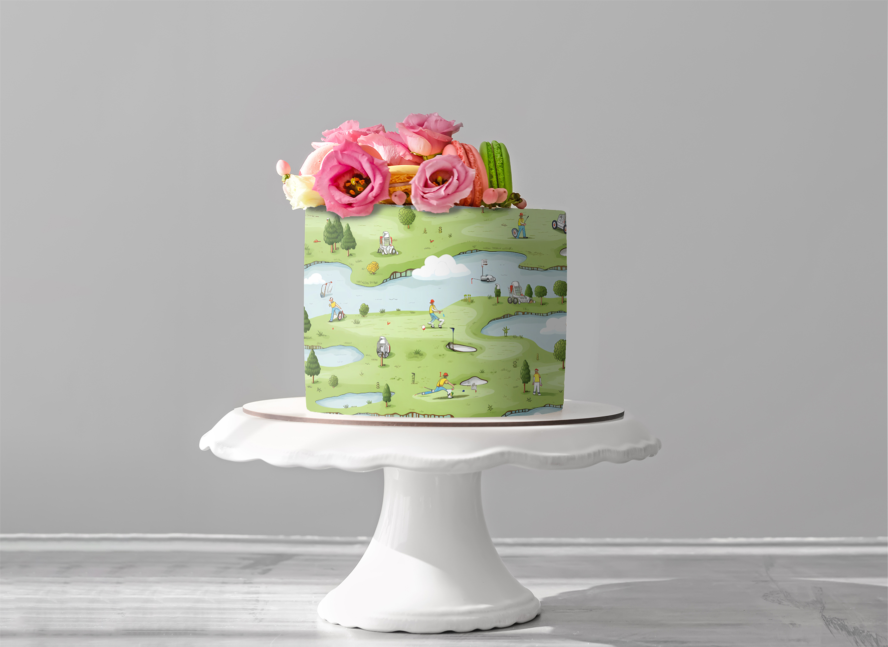 Deko Fondant Golf