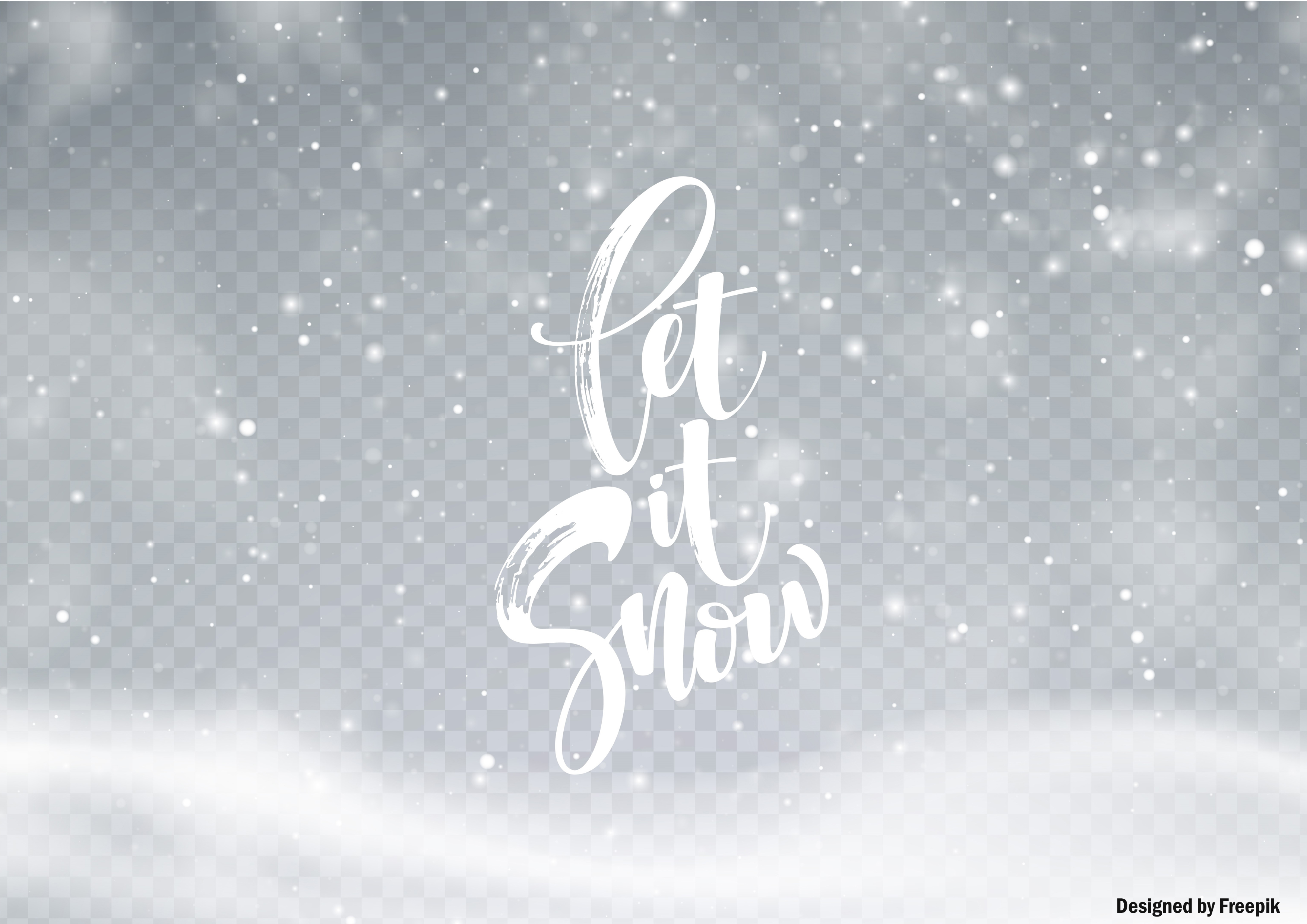 Rouladendekor Let it snow