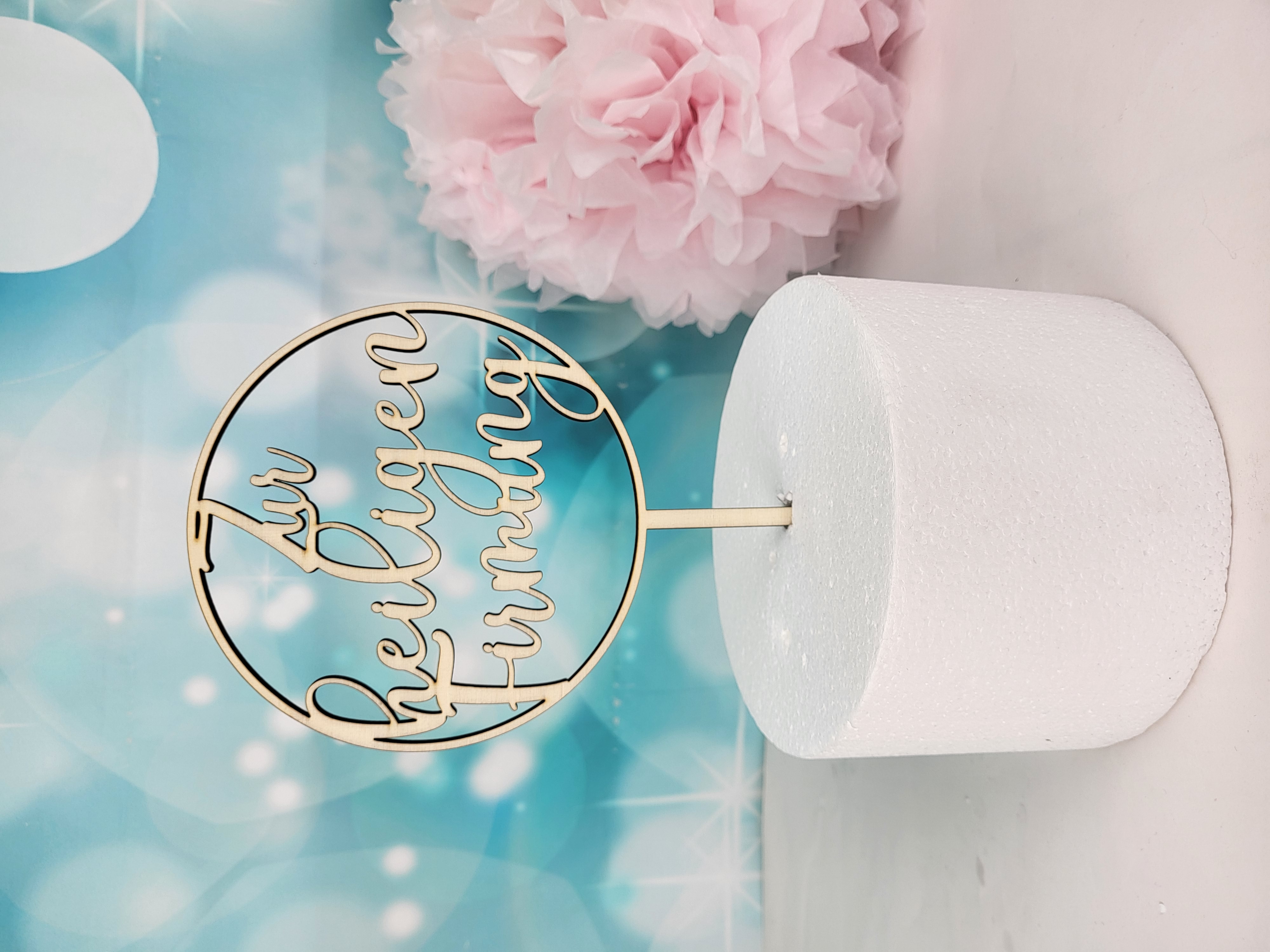 Cake Topper Zur heiligen Firmung T3