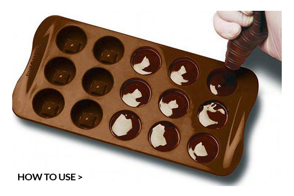 Silikomart Silikonform Gussform Osterfreunde SCG30 – Essbare Oster-Motivfiguren