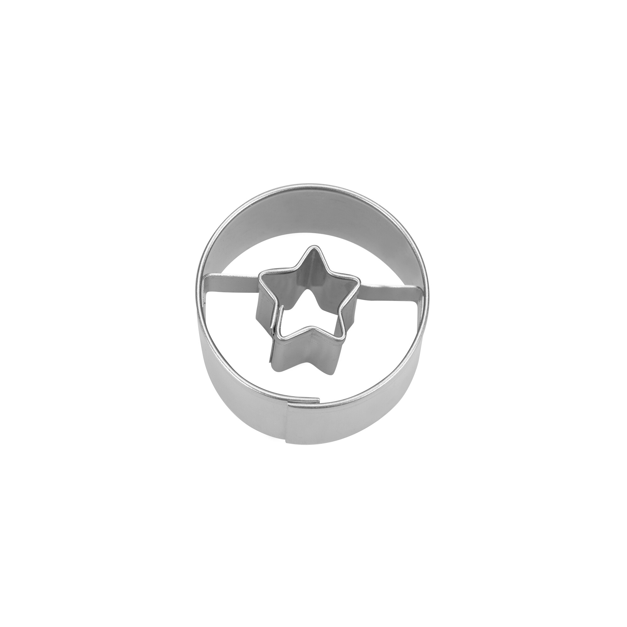 Ausstecher Stern in Ring 3 cm  A85