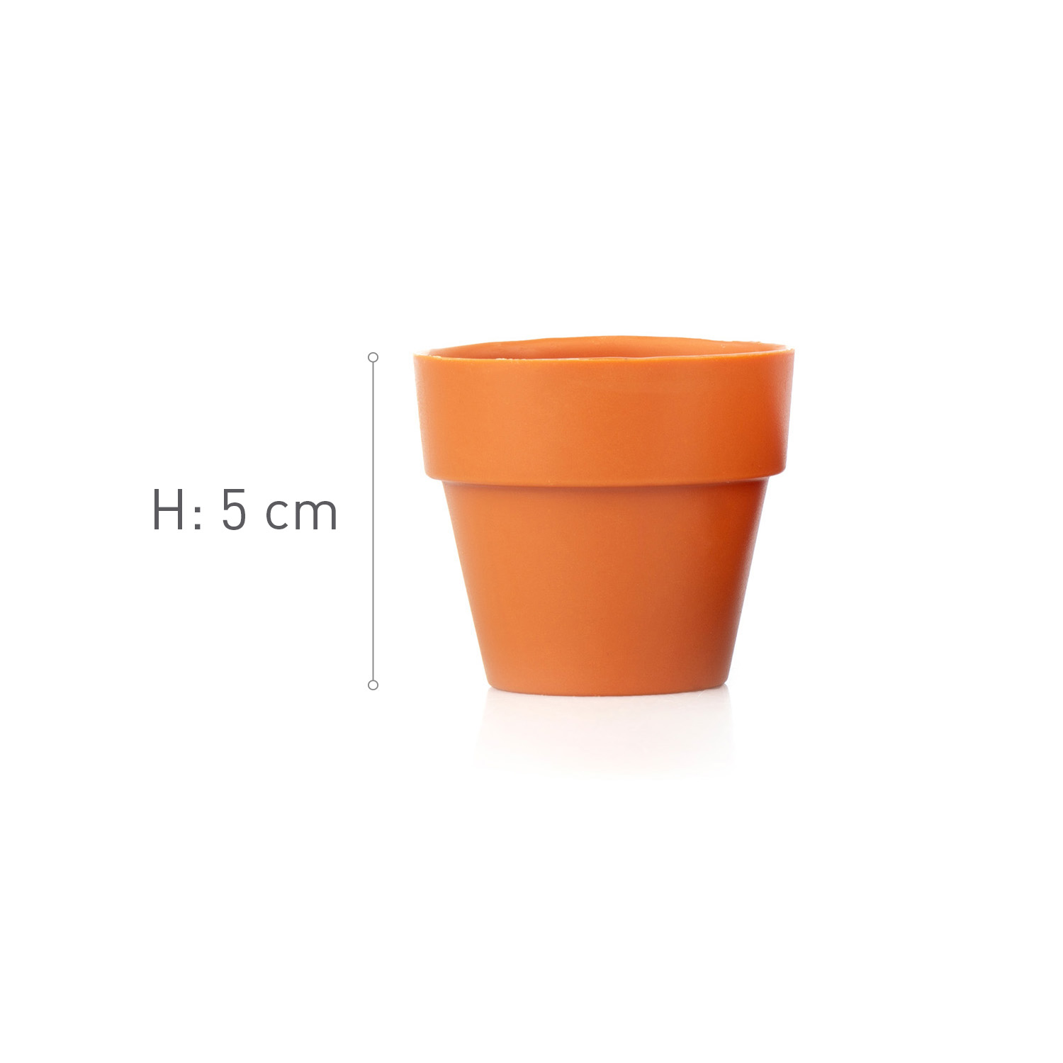 🪴 Essbare Blumentöpfe aus Schokolade – Cupcake & Cake Deko (VE 14 Stück)