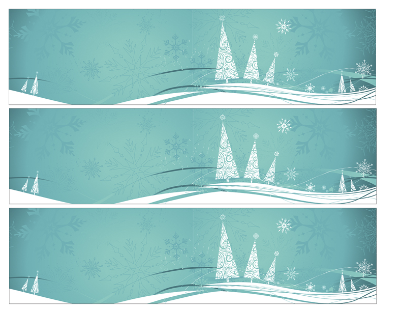 Tortenband Winter