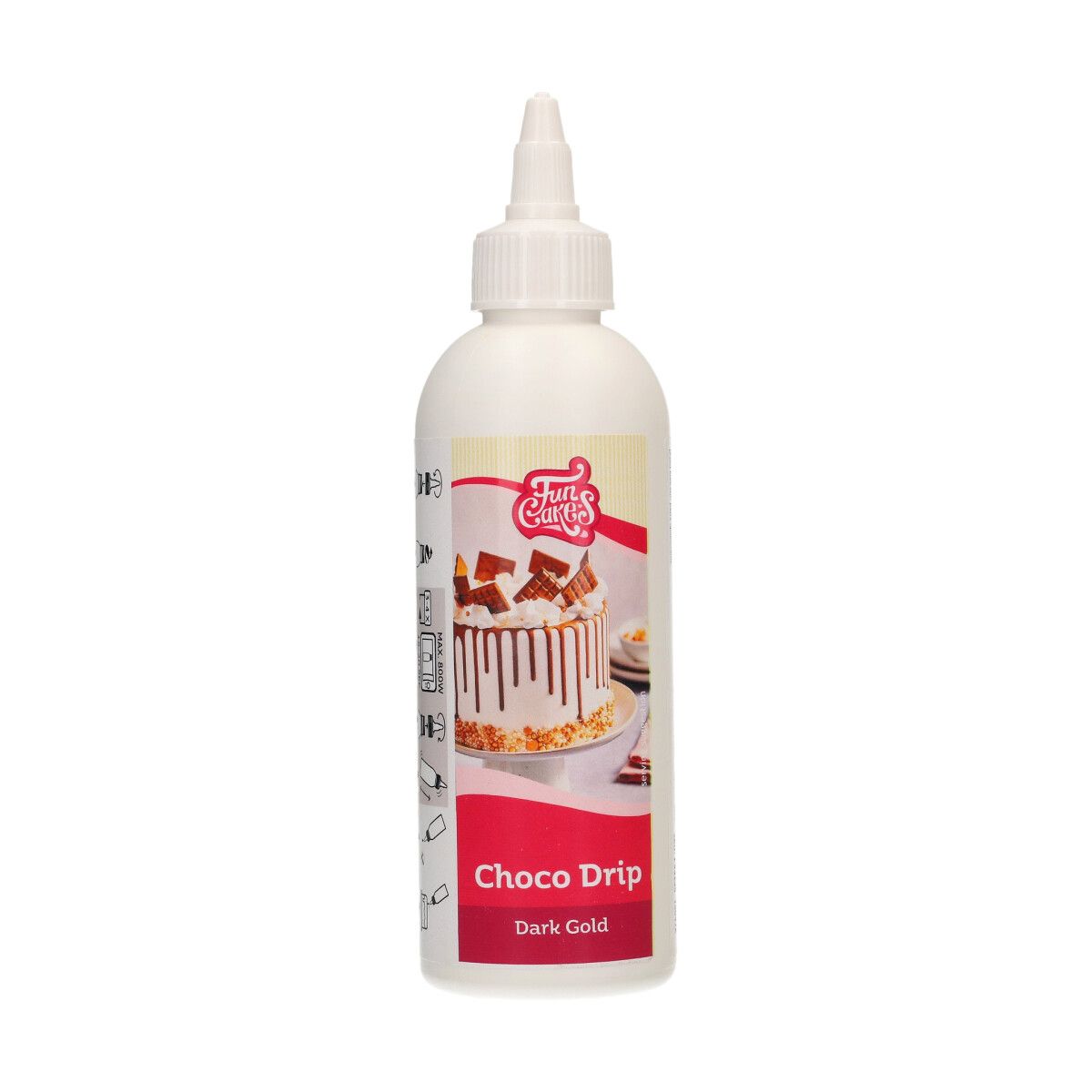 Choco Drip Dunkelgold in der Tube 180 g