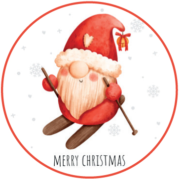 Keksaufleger Wichtel Merry Christmas