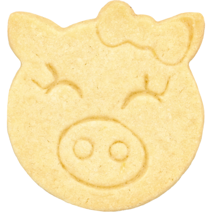 Ausstechform „Schweinchen mit Schleife“ A9