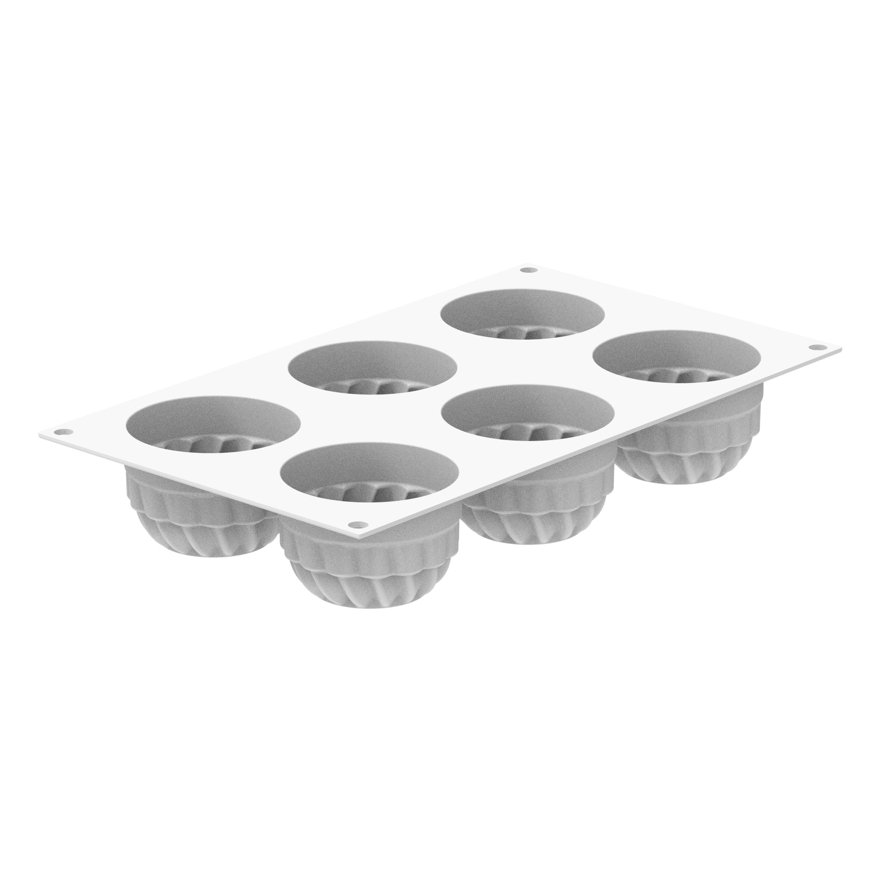Silikonform PLEINCOEUR ROUND 142 – runde Form für moderne Mini-Törtchen