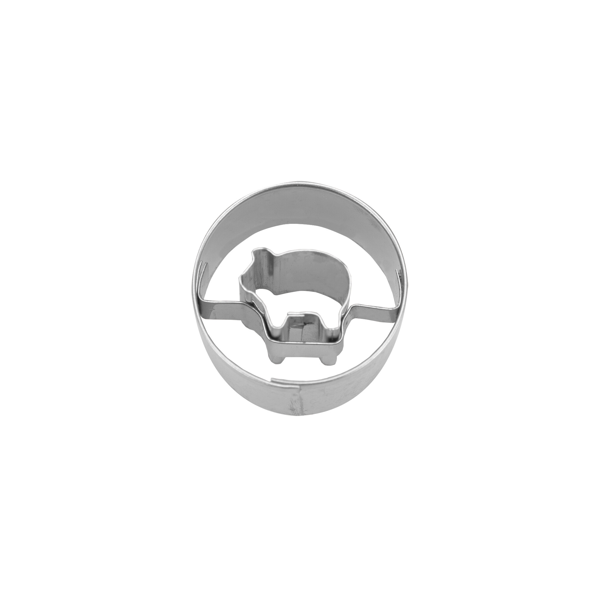 Ausstecher Schwein in Ring Mini 3 cm A106