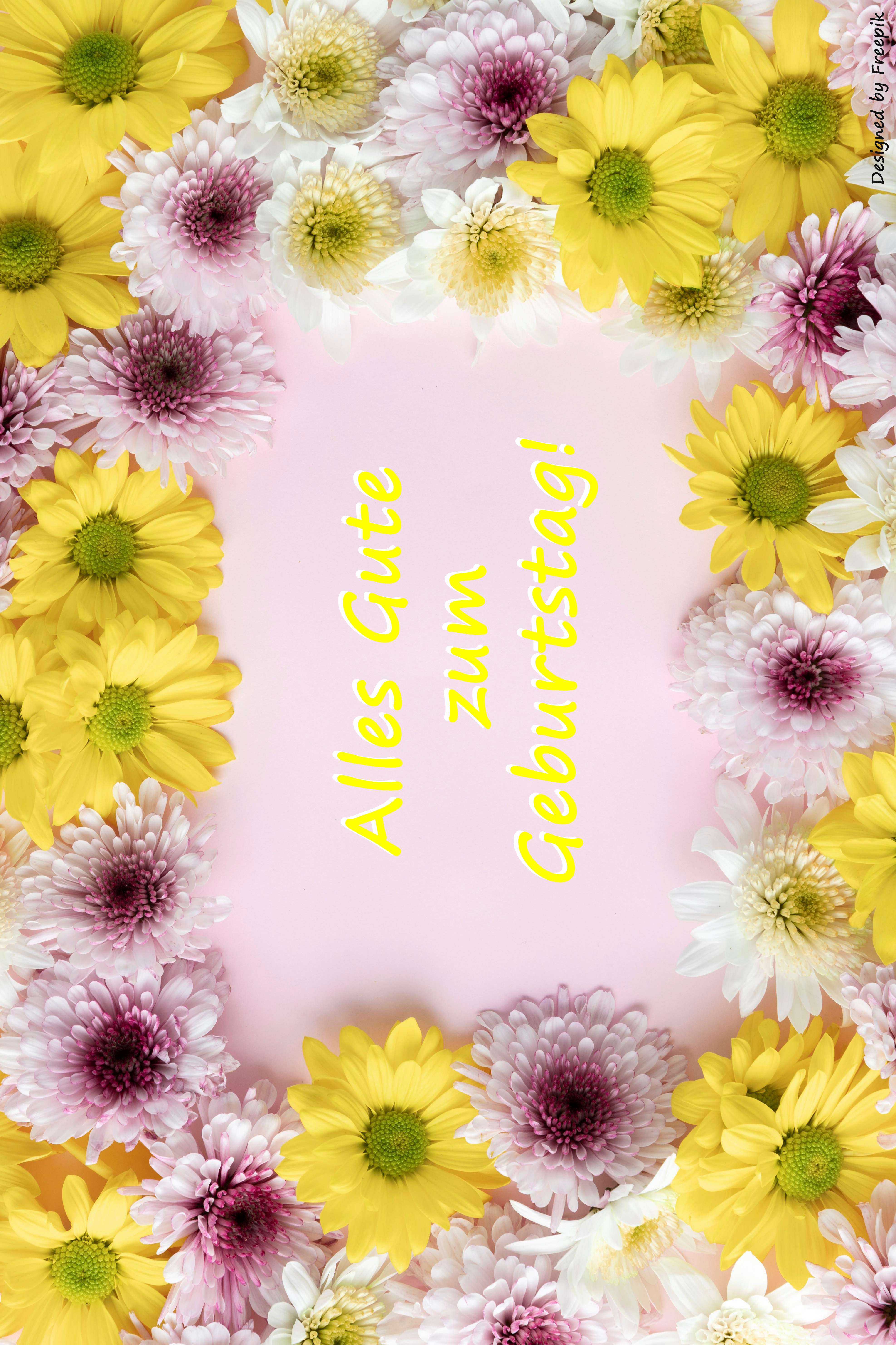 Rouladendekor Blumen