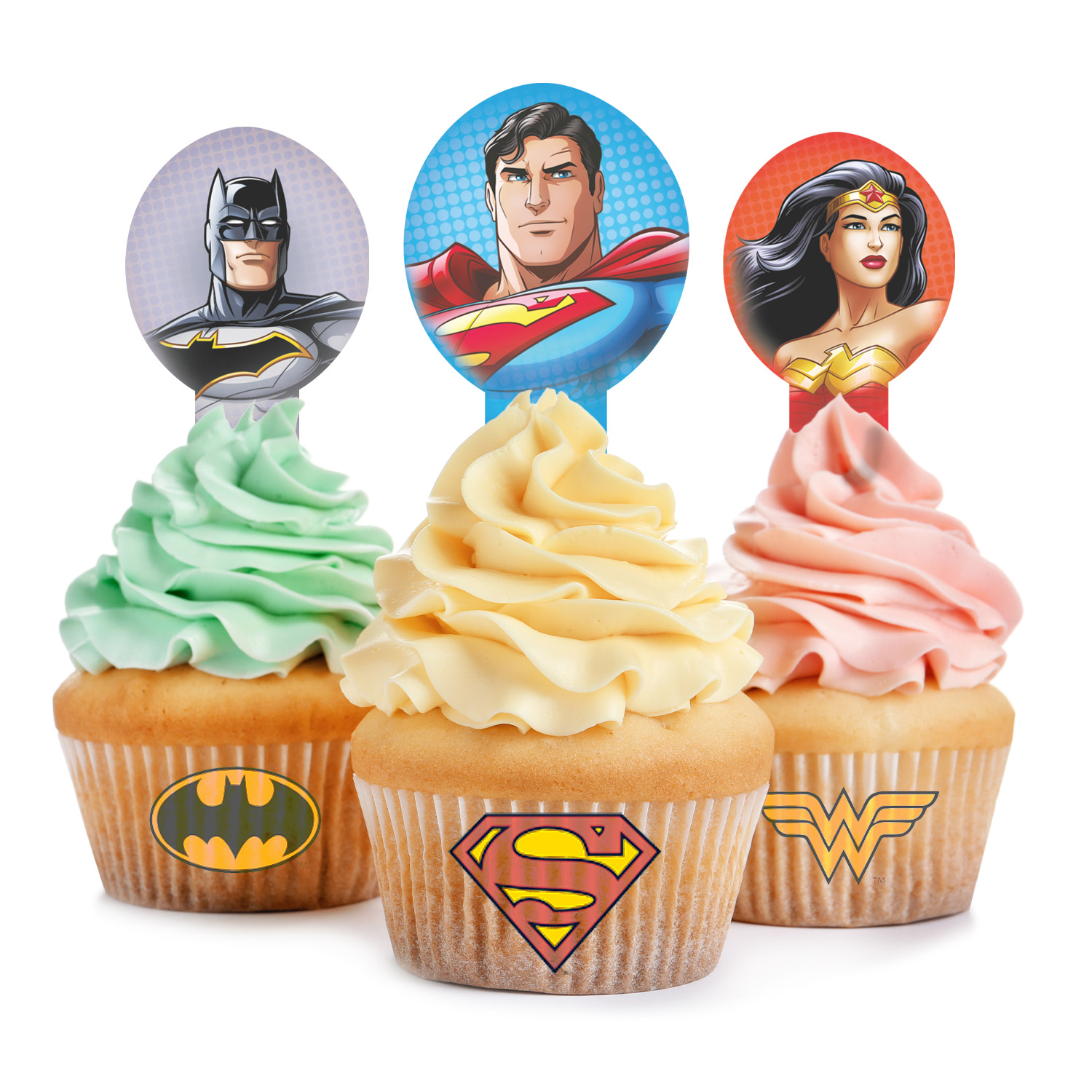Cupcake Aufleger Superhelden