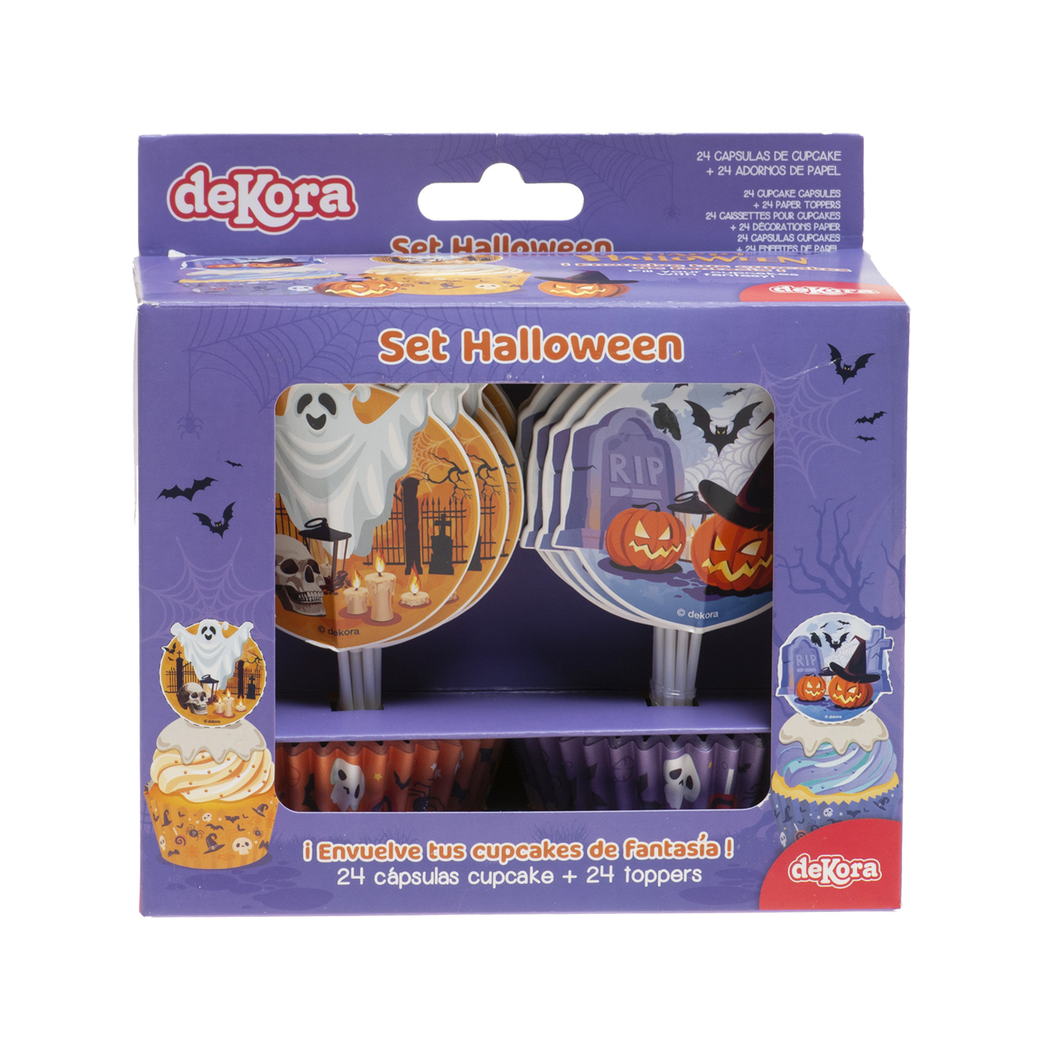 Halloween Cup Cake Dekorations Set